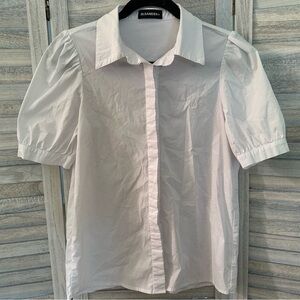 JIL SANDER + White Button Down Blouse